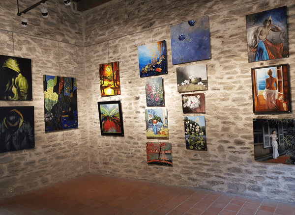 Tableaux réalisés par les élèves du cours de Eliane Salvat de Niort Les Peintres du Moulin Tableaux réalisés par les élèves du cours de Eliane Salvat de Niort Les Peintres du Moulin