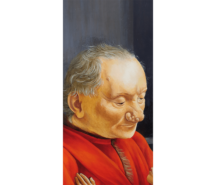 2 - Ghirlandaio Portrait d'un vieillard et d'un jeune garçon - 1490 -Musée du Louvre - Huile sur toile 63x47 - Détail I 2 - Ghirlandaio Portrait d'un vieillard et d'un jeune garçon - 1490 -Musée du Louvre - Huile sur toile 63x47 - Détail I