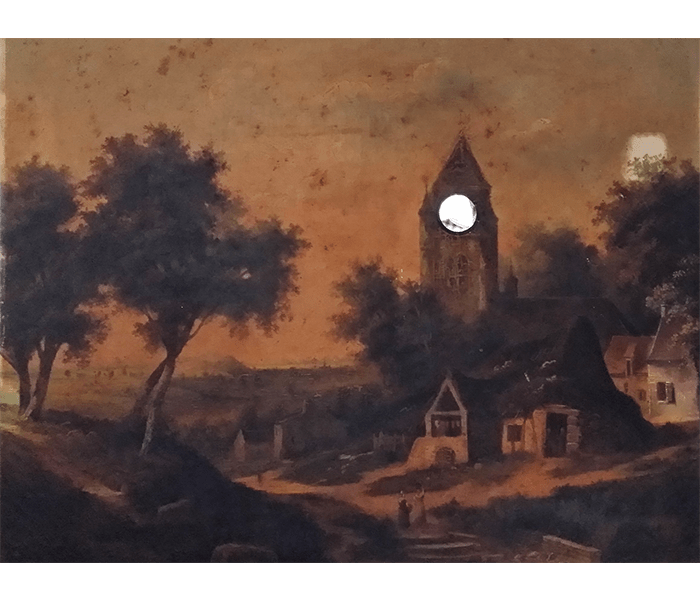 Restauration L'horloge de l'église Avant restauration