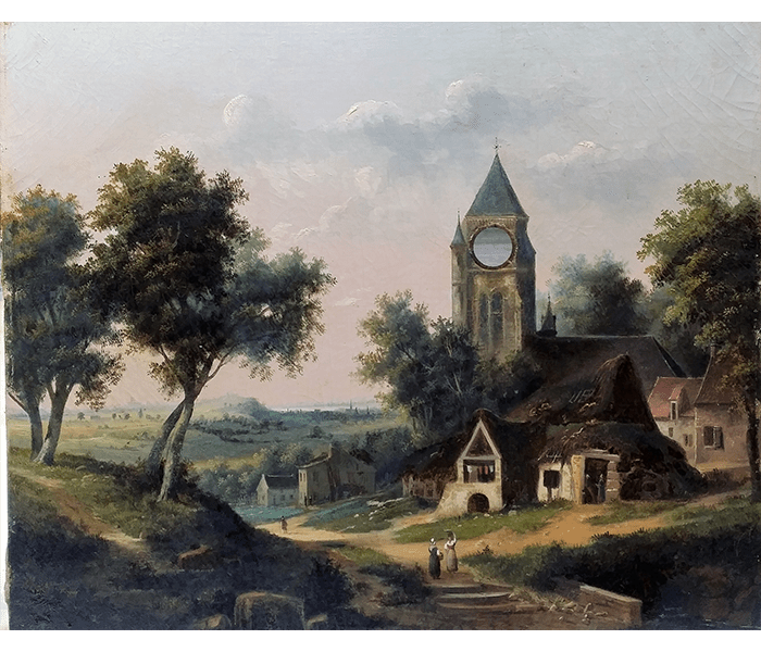 Restauration L'horloge de l'église Après restauration